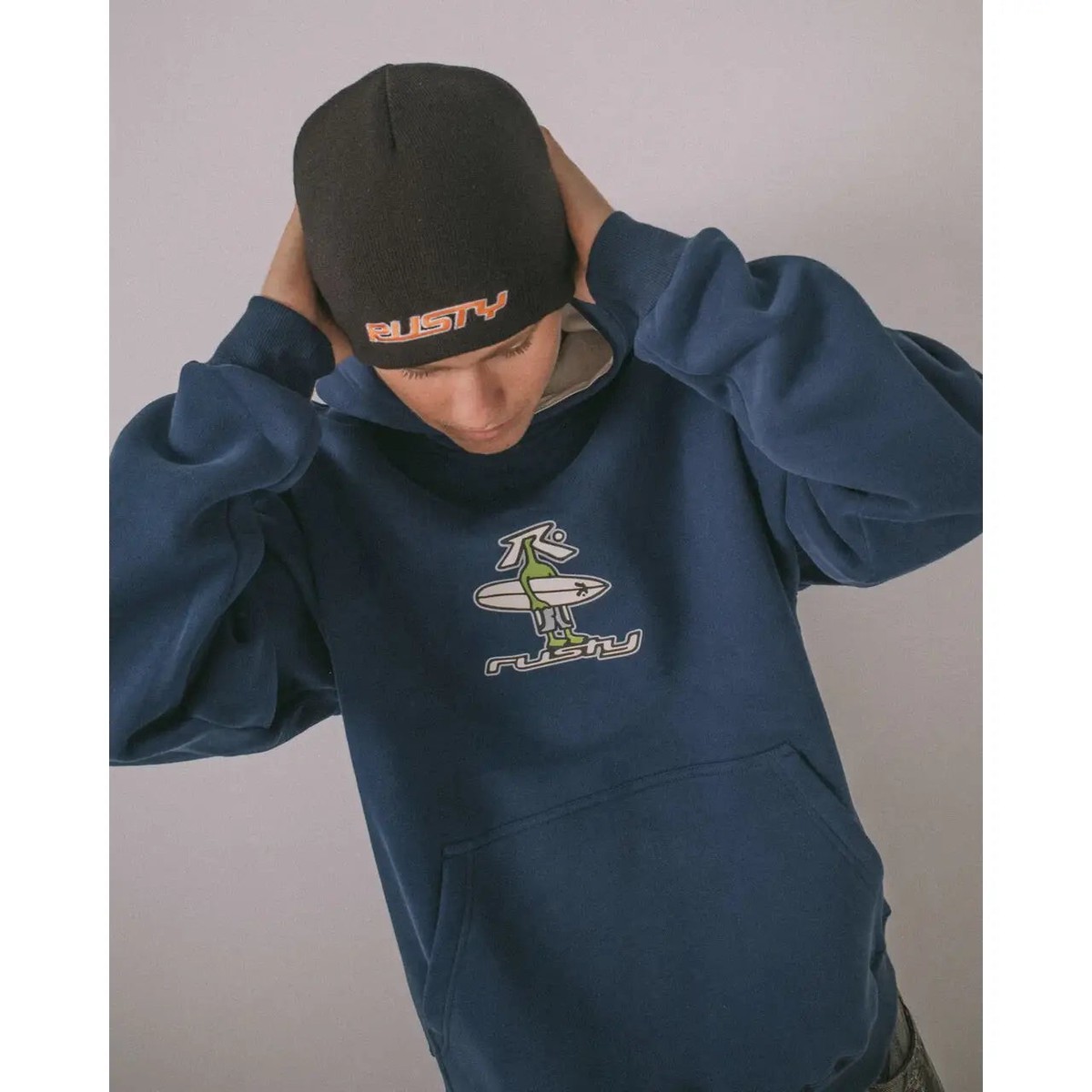 Rusty Flip Daddy Reversible Beanie