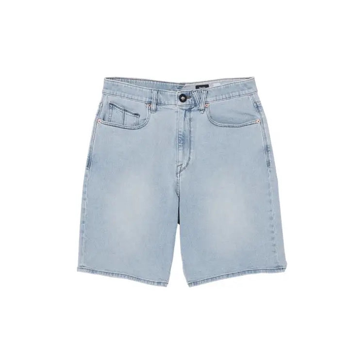 Volcom Youth Billow Denim Shorts - Desert Dirt Indigo